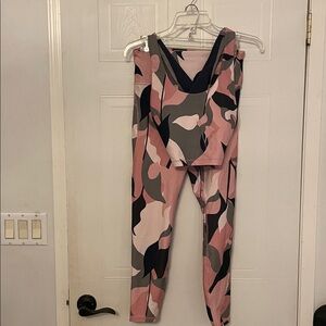 Pink Camouflage Women's workout from Ellie